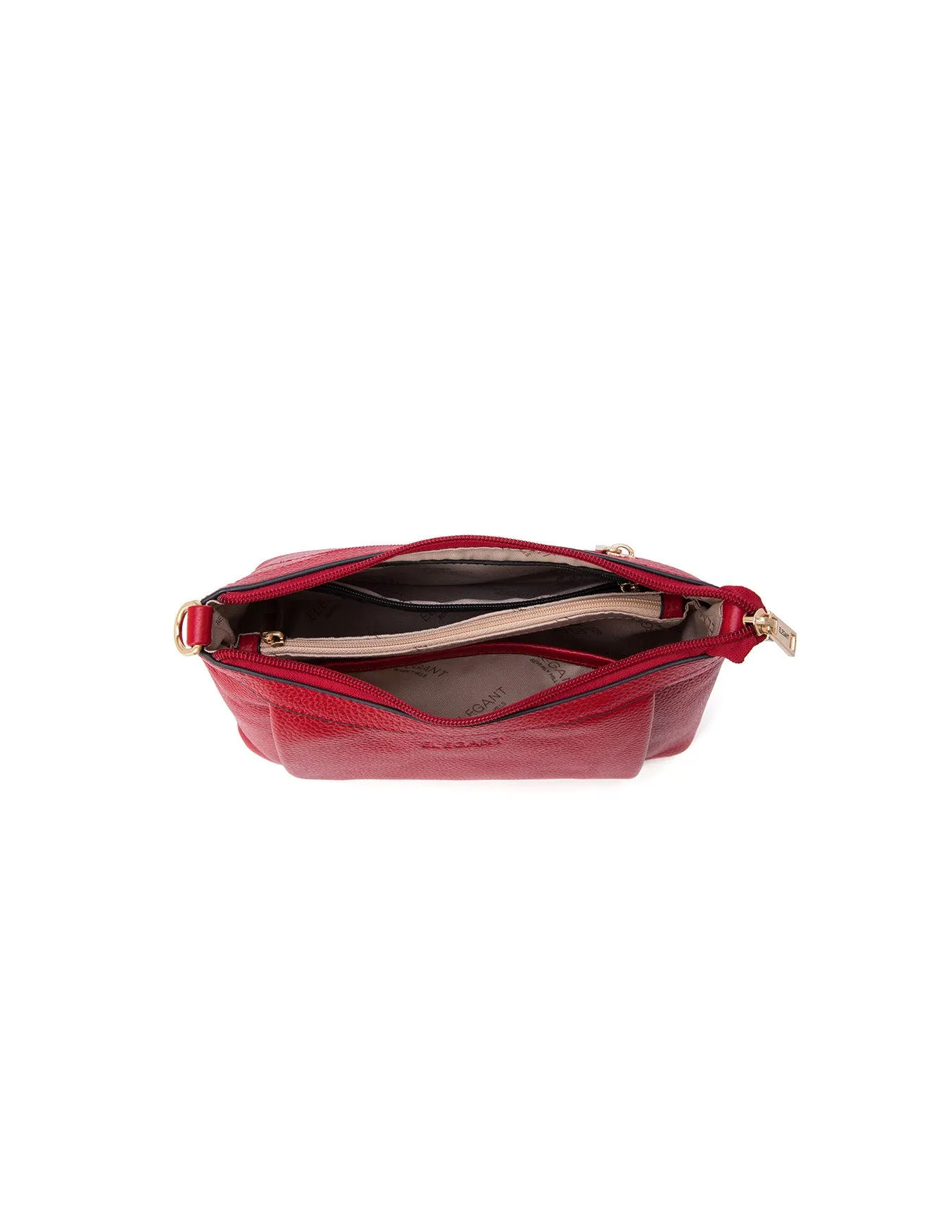 MARCIA LEATHER XBODY BAG- BLACK-E1-0830-FIRE-SALE