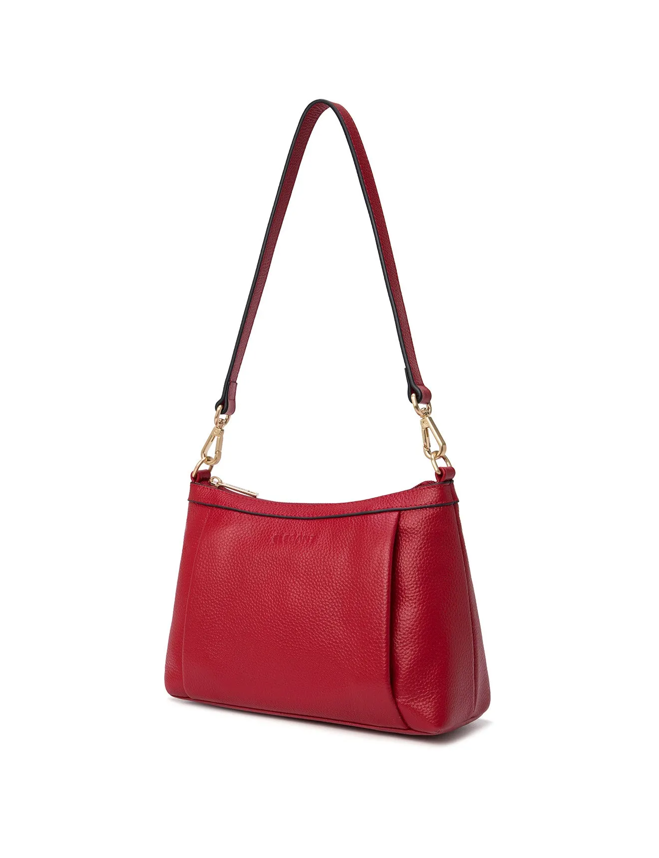 MARCIA LEATHER XBODY BAG- BLACK-E1-0830-FIRE-SALE