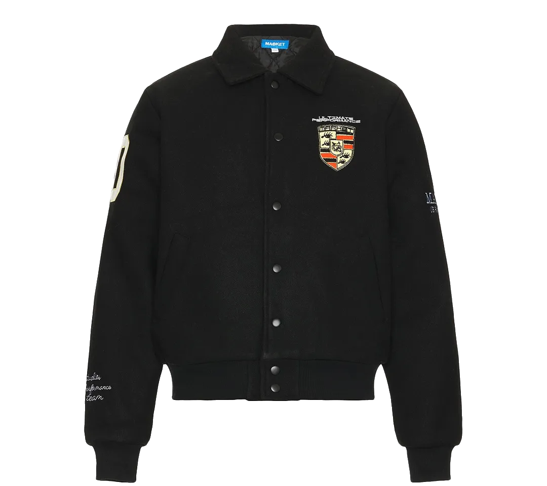 Market Studios Ultimate Rally Bear Varsity Jacket