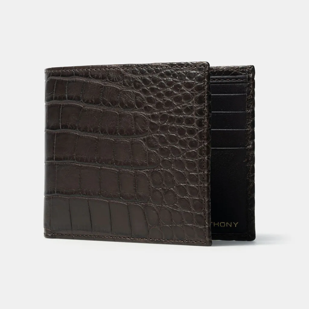 MATTE ALLIGATOR HIP WALLET
