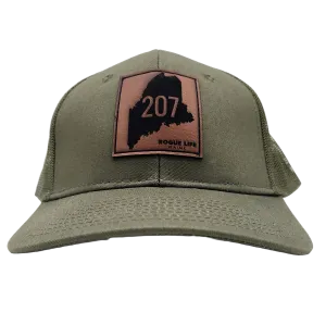 ME 207 Leather Trucker Hat