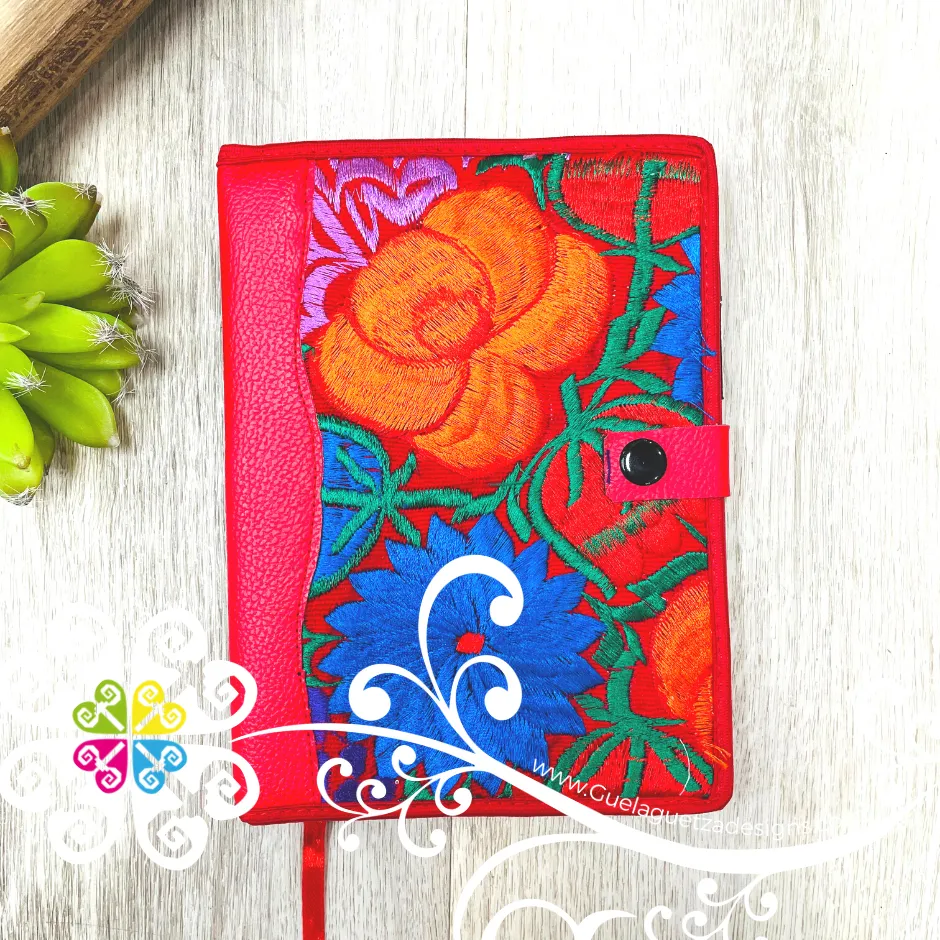 Medium Strip- Floral Notebook Case