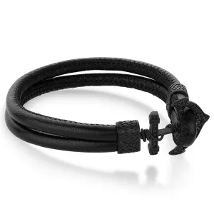 Men's Matte Anchor Clasp Bracelet