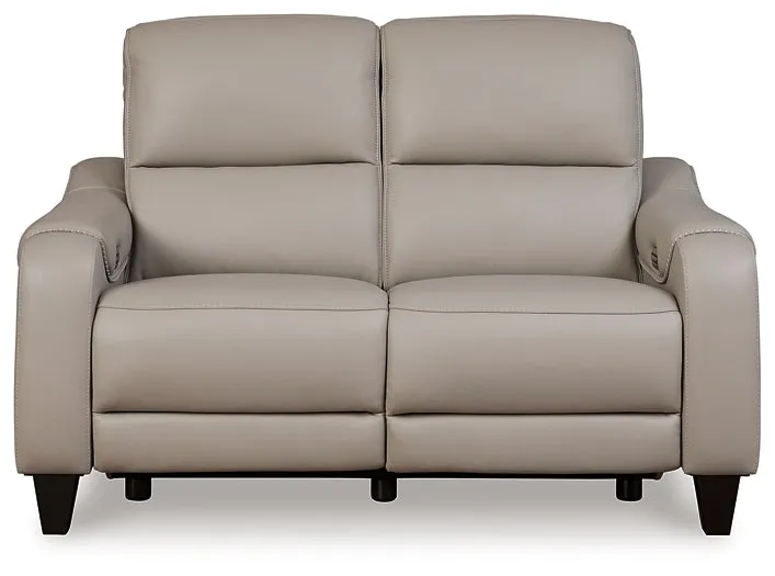Mercomatic PWR REC Loveseat/ADJ Headrest