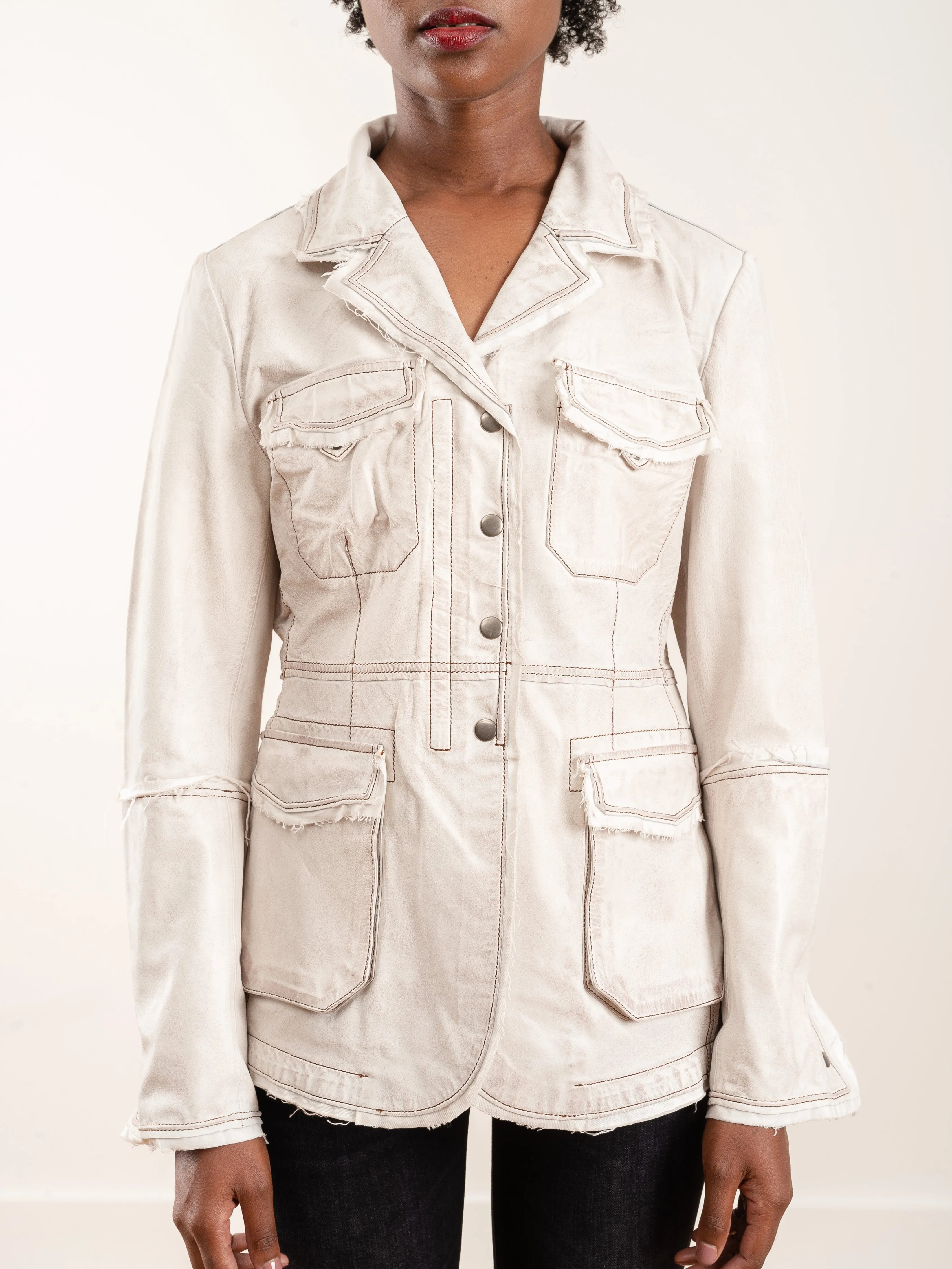 meryl leather jacket