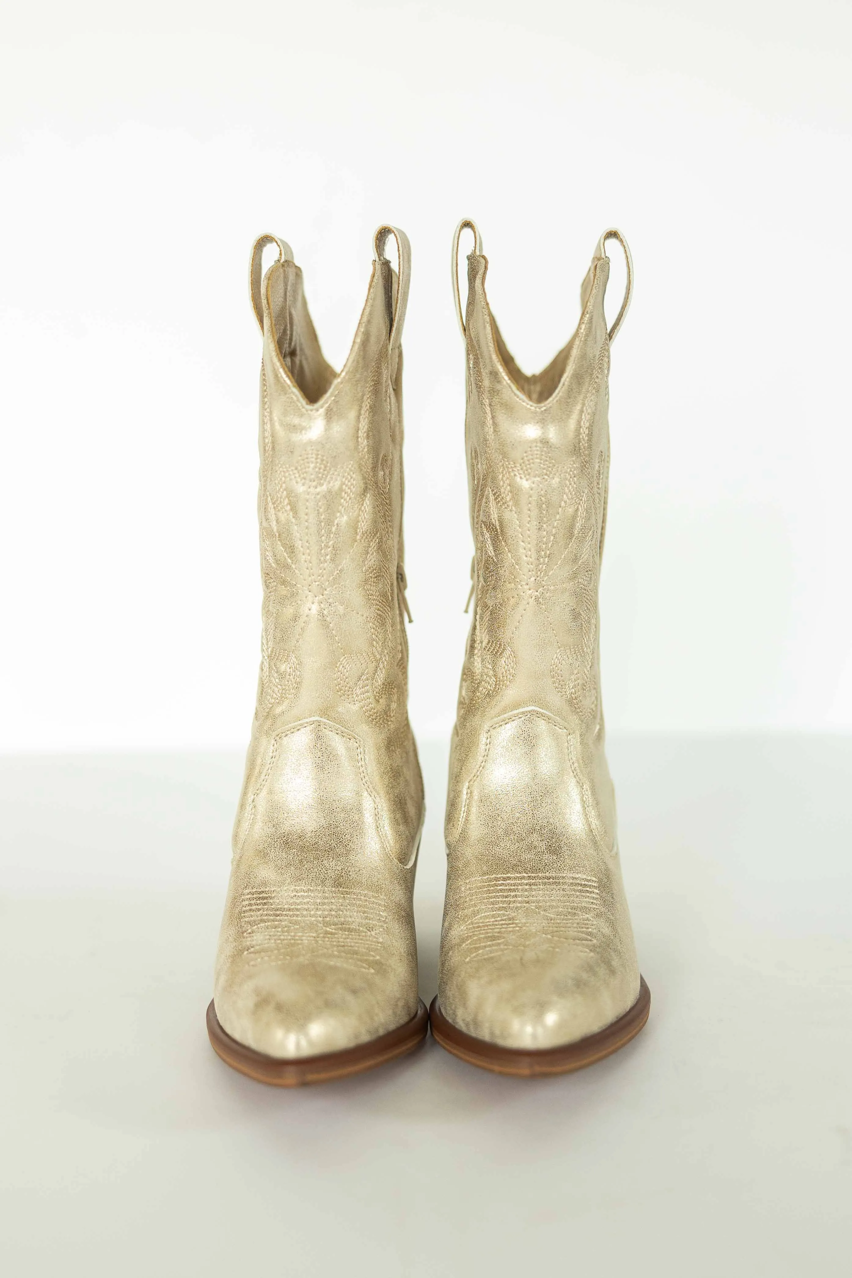 [MIA] KELSHA WESTERN BOOT-GOLD