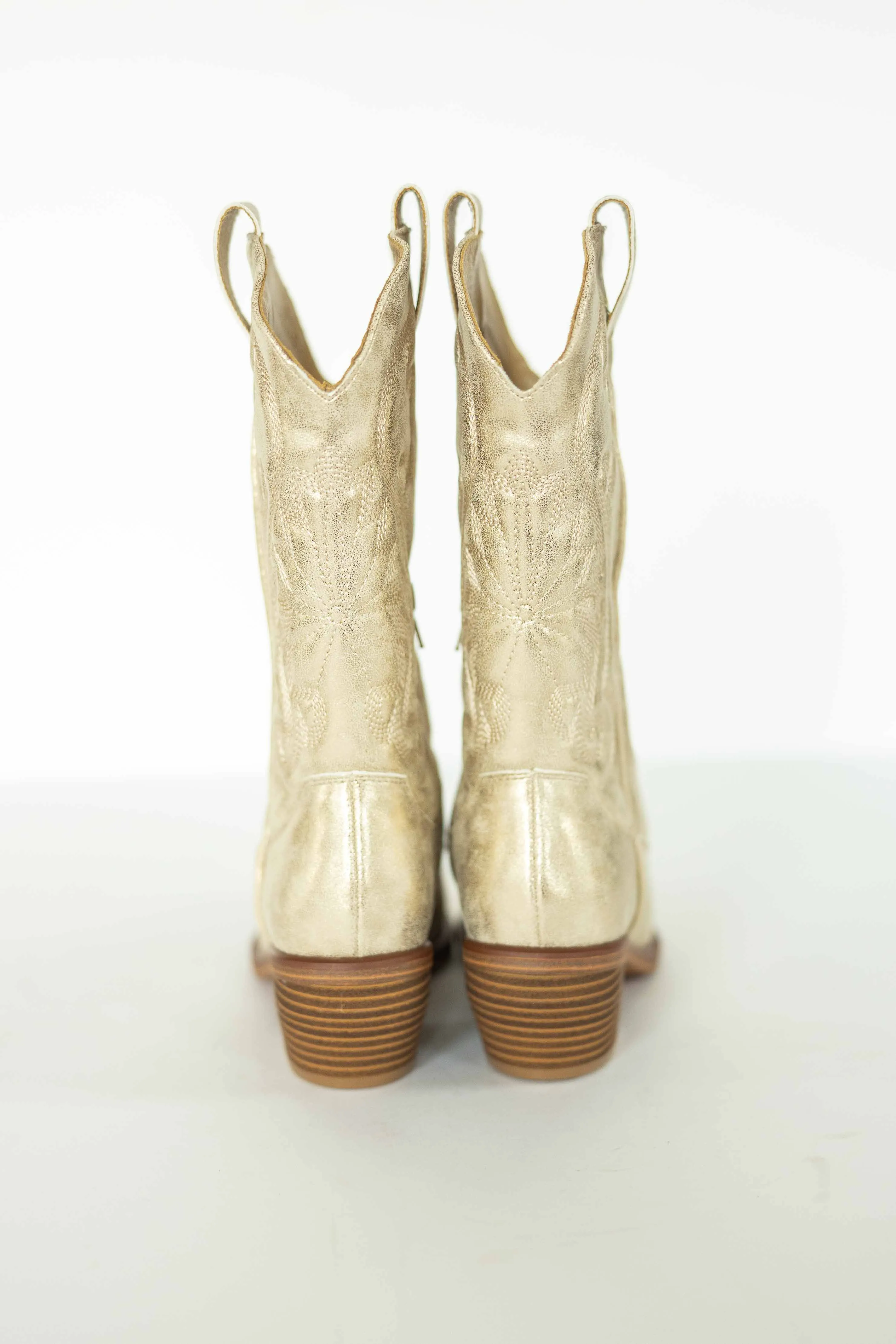 [MIA] KELSHA WESTERN BOOT-GOLD