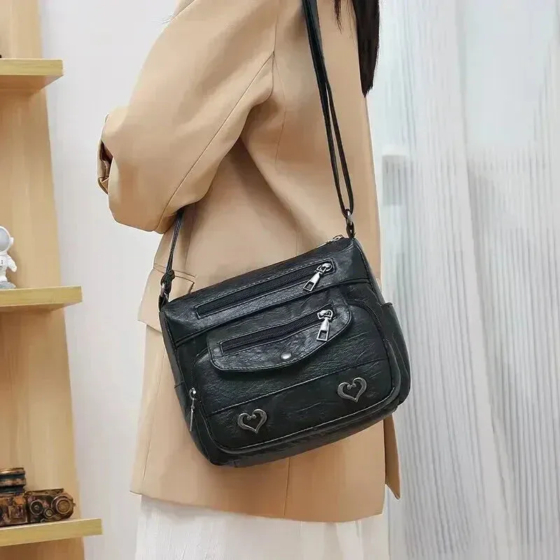 Miley | Vintage Leather Look Handbag