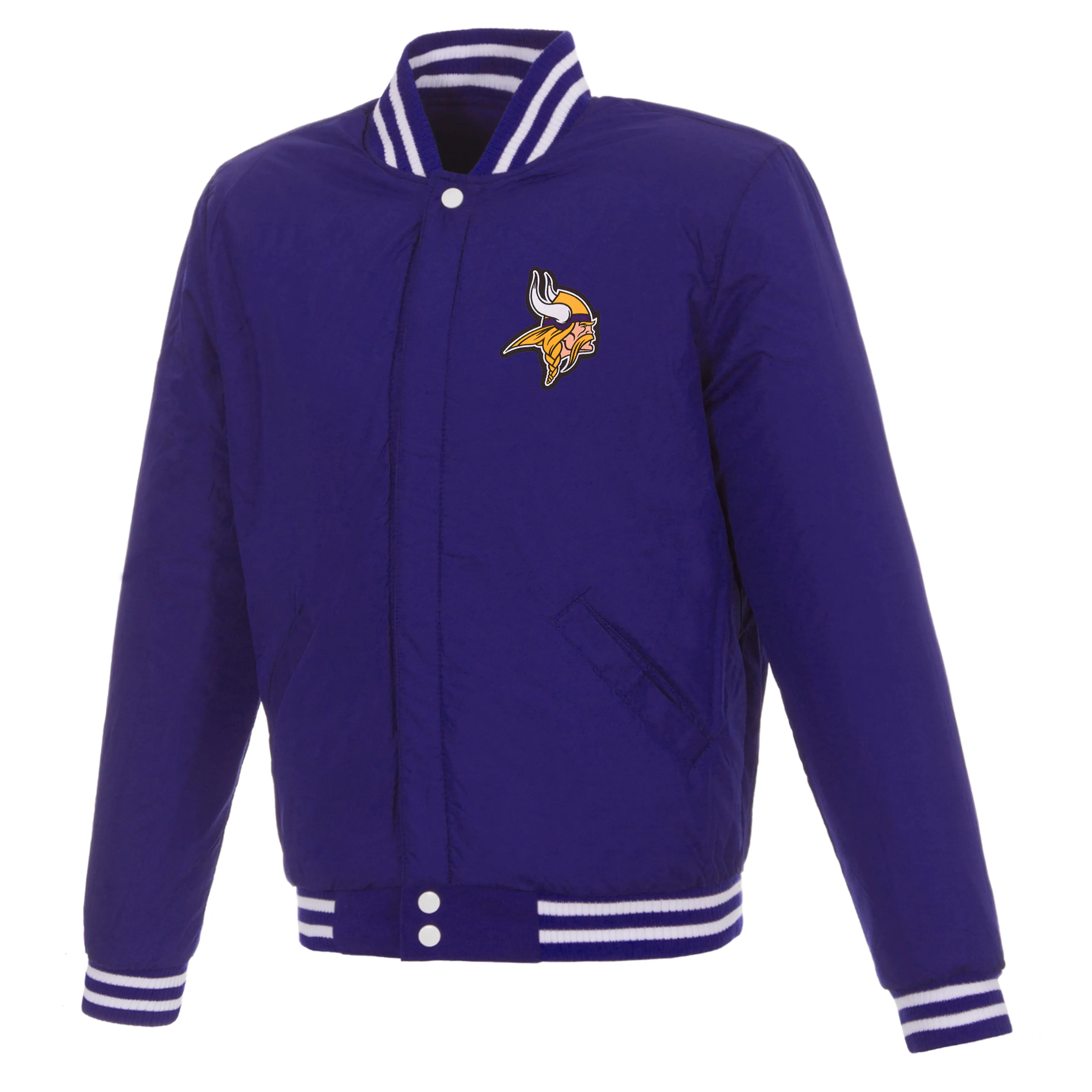 Minnesota Vikings Reversible Varsity Jacket