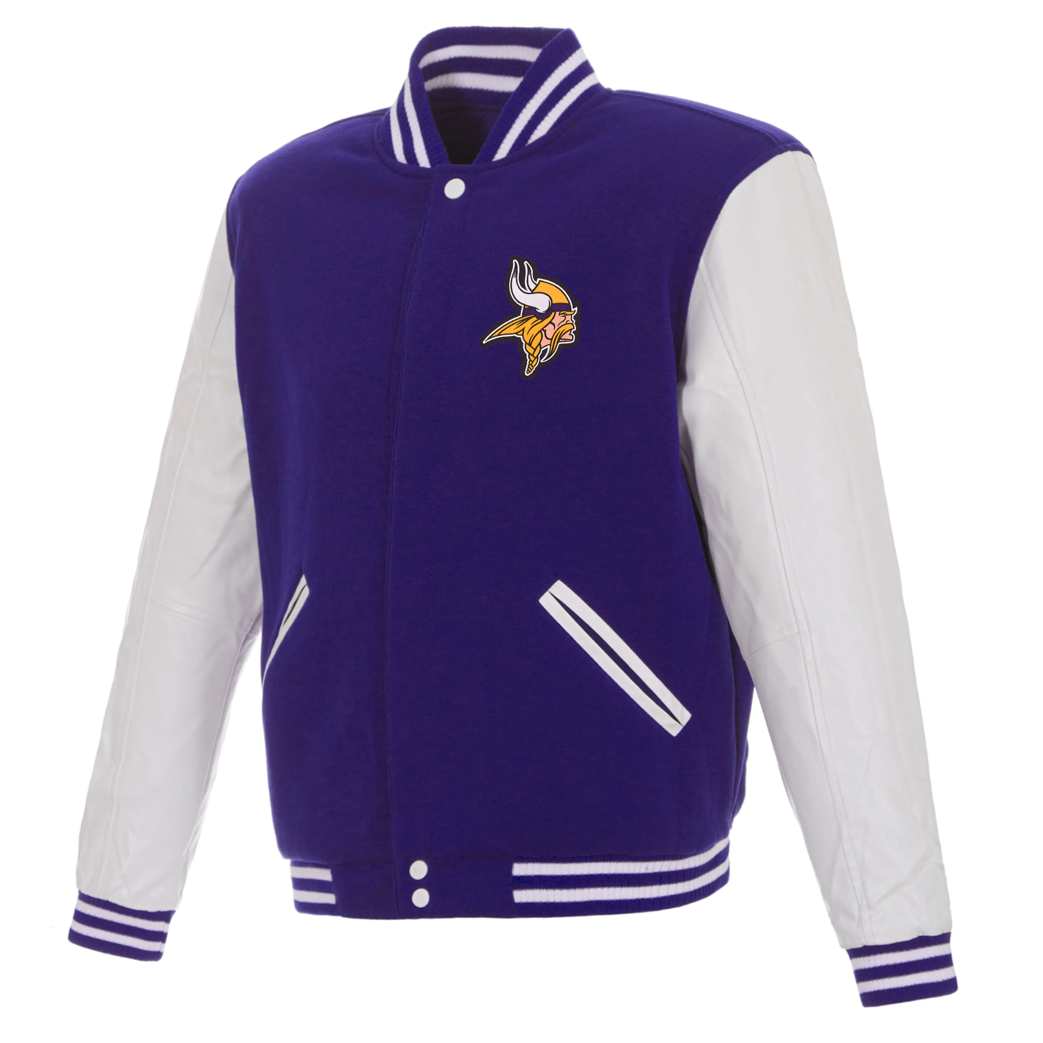 Minnesota Vikings Reversible Varsity Jacket