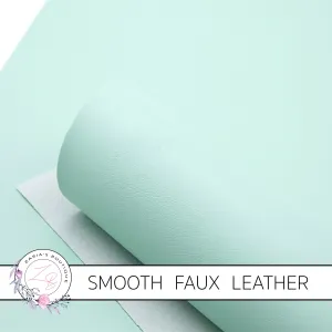 Mint Green ~ Smooth Faux Leather ~ 0.92mm