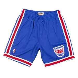 Mitchell & Ness Men NBA New Jersey Nets Swingman Shorts Royal 1993 SMSH18503NJNB93