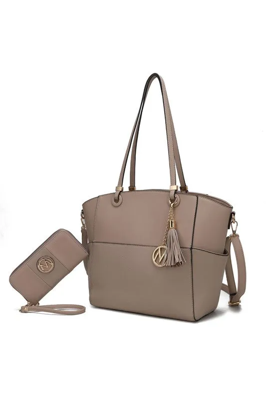 MKF Prisha Tote Handbag with Wallet Women by Mia k