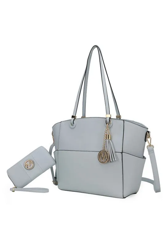 MKF Prisha Tote Handbag with Wallet Women by Mia k