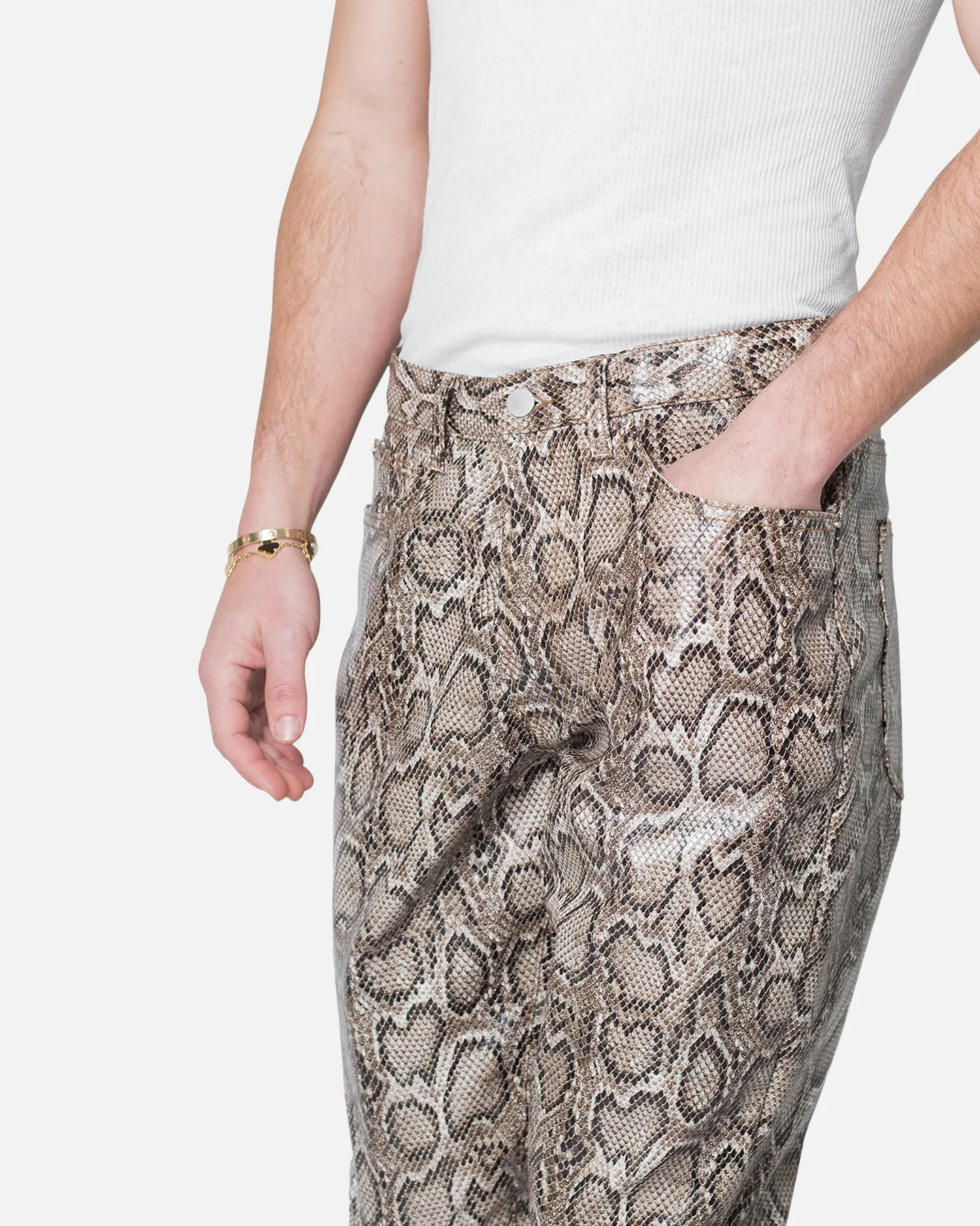 MNML B605 Python Flare Pants Multi