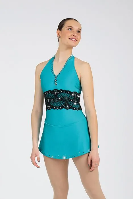 Mondor 2606 Halter SIGNATURE Dress with Crystals