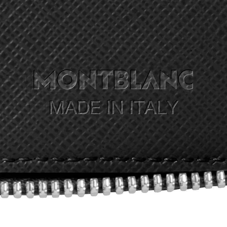 Montblanc Case for 5 writing tools with black sartorial zip 198364