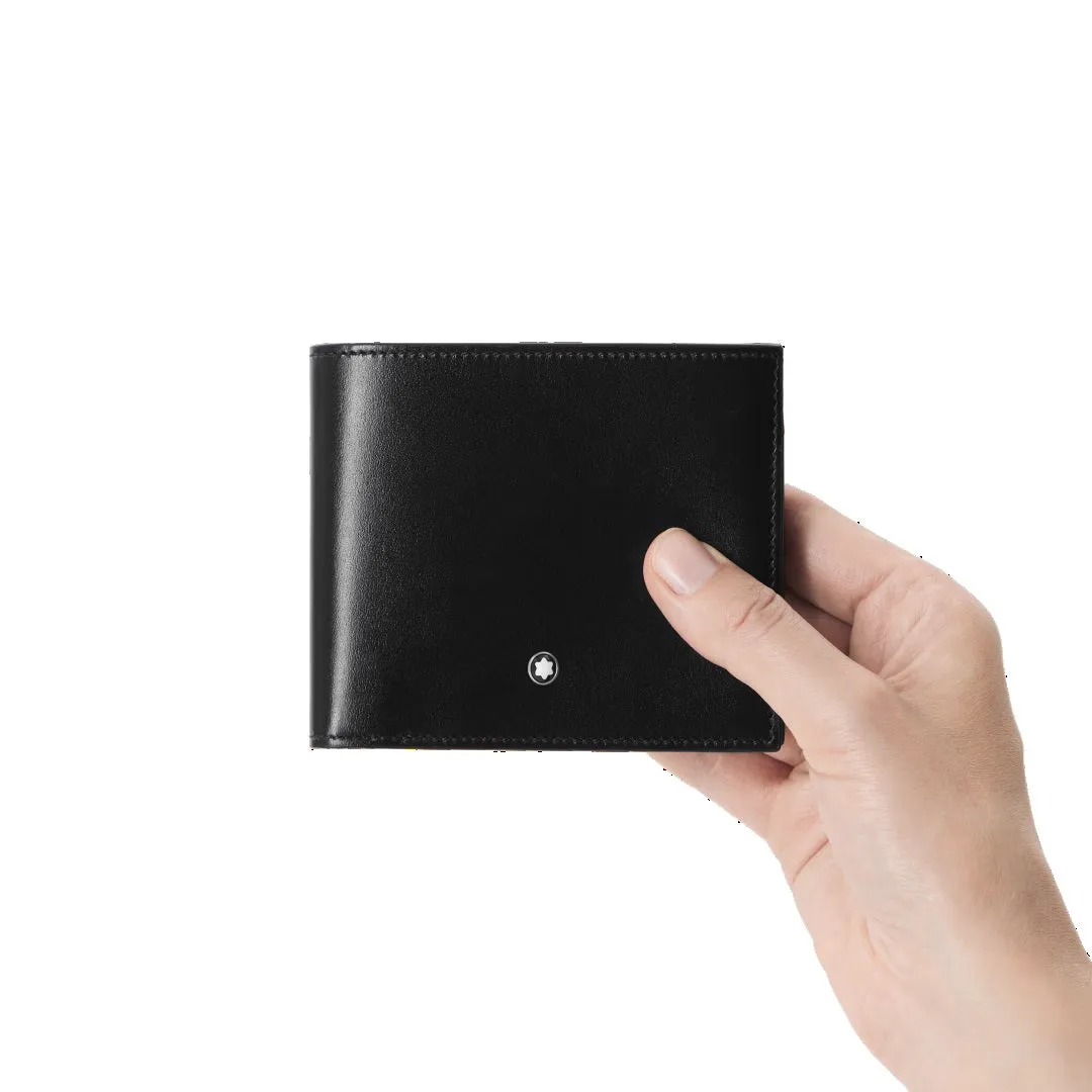 Montblanc Meisterstuck 6 -compartments wallet with 2 black visible pockets 198314