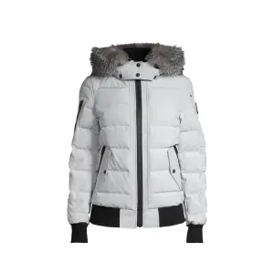 MOOSE KNUCKLES LADRIERE BOMBER- PLEIN AIR / FROST FUX FUR