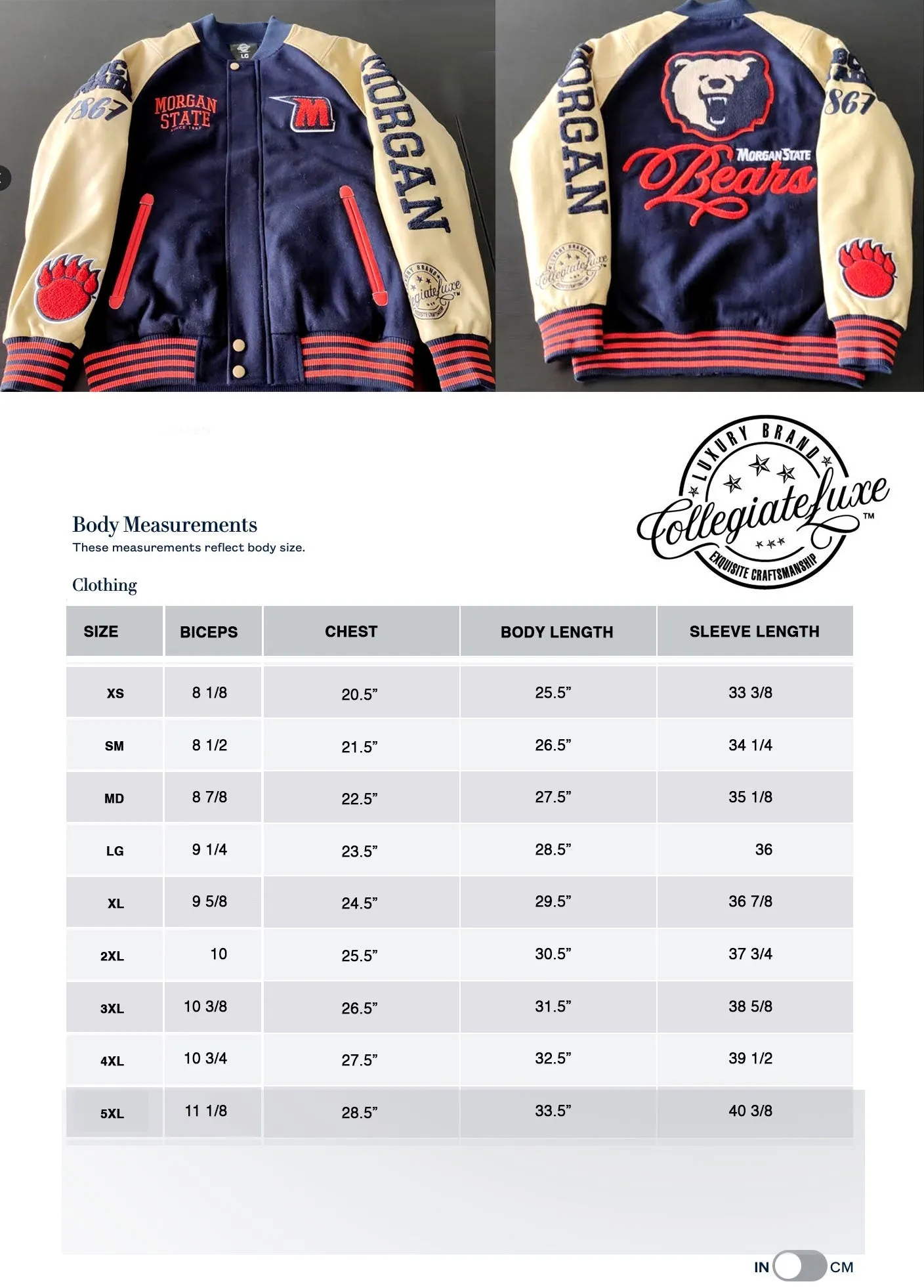 Morgan State Univ.. | MSU Sport JKT Unisex