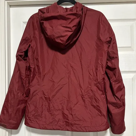 Mountain Hardwear Red Rain Jacket Women's Size M, Medium