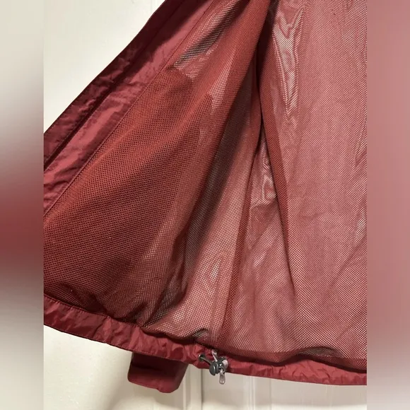 Mountain Hardwear Red Rain Jacket Women's Size M, Medium
