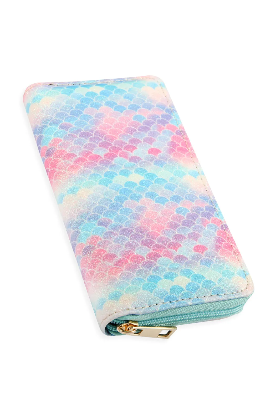 MULTICOLOR METAL ZIPPER WALLET