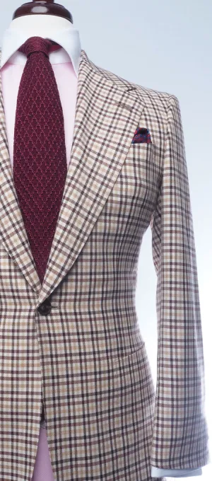 Mustard & Espresso Plaid Jacket