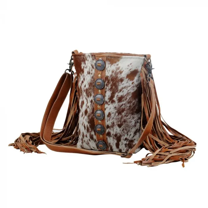 Myra Bag Flouncy Hair-On Hide Bag