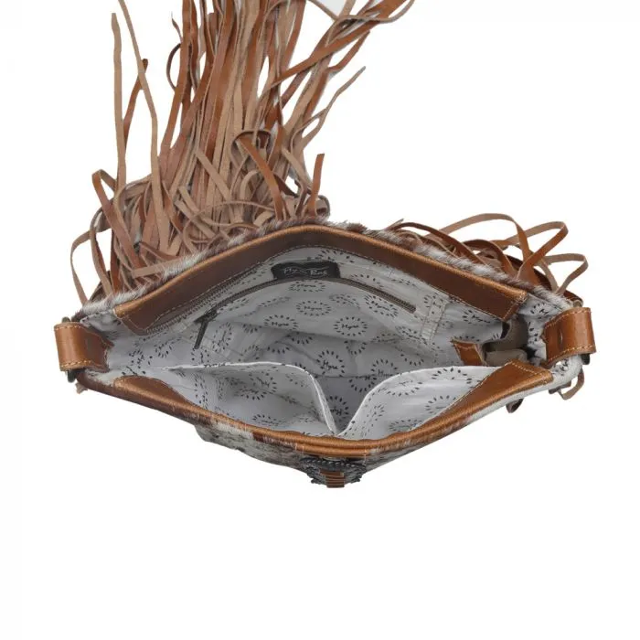 Myra Bag Flouncy Hair-On Hide Bag