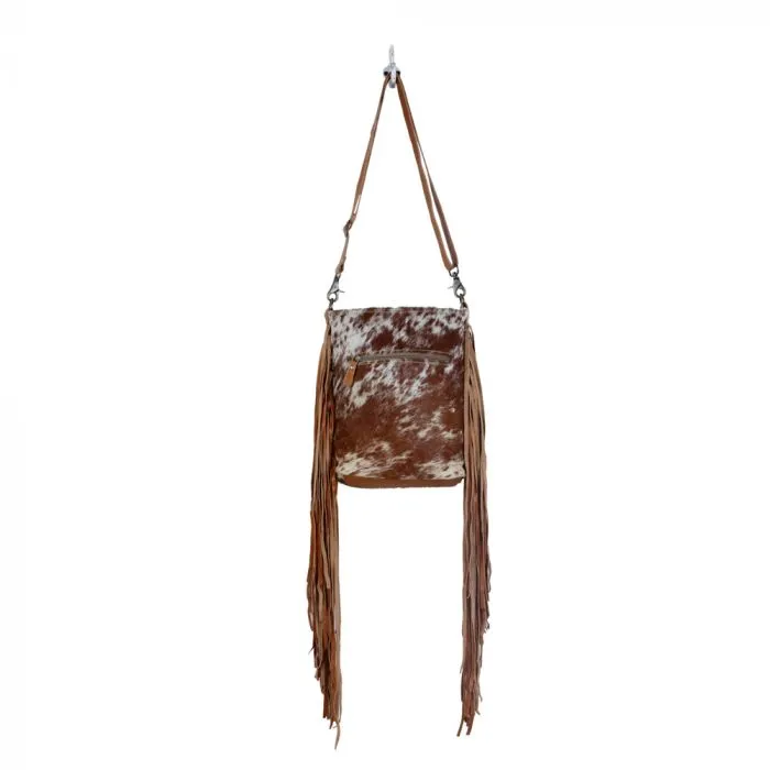 Myra Bag Flouncy Hair-On Hide Bag