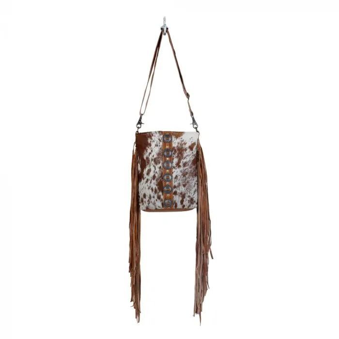 Myra Bag Flouncy Hair-On Hide Bag