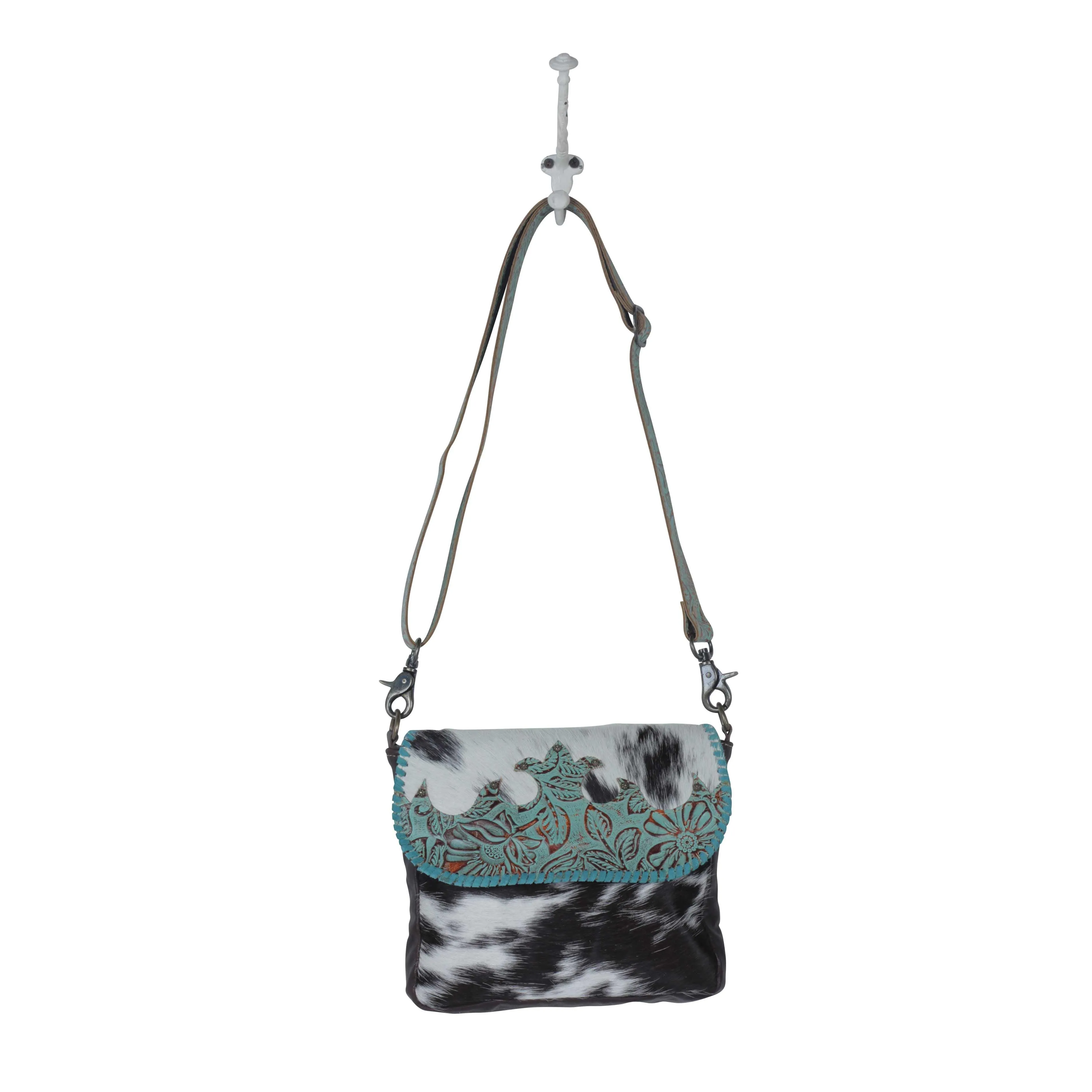 Myra Bag Turquoise Fleurs Bag