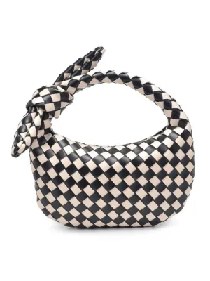 Naomi Woven Bag - Checkered