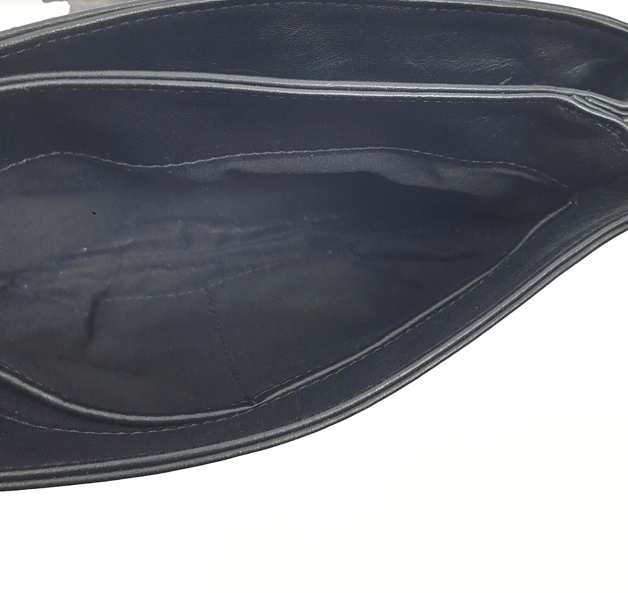 Nat & Nin soft black leather adjustable cross body bag