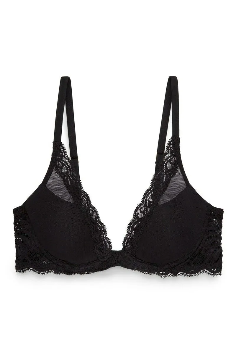 Natori Feathers Contour Plunge Bra