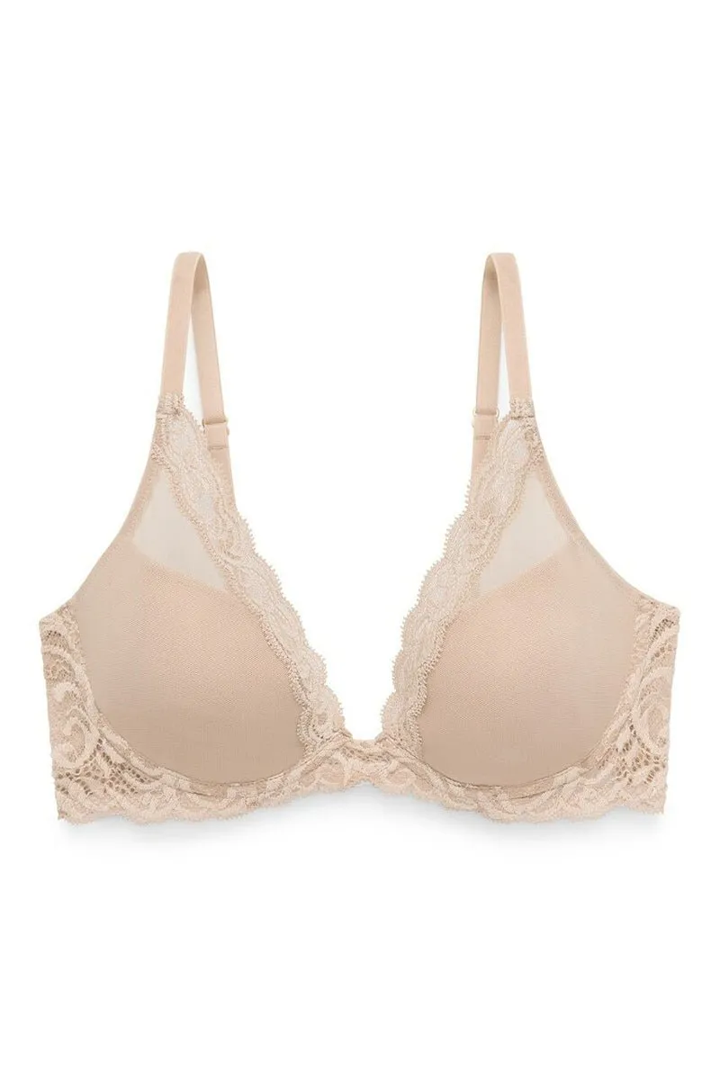 Natori Feathers Contour Plunge Bra
