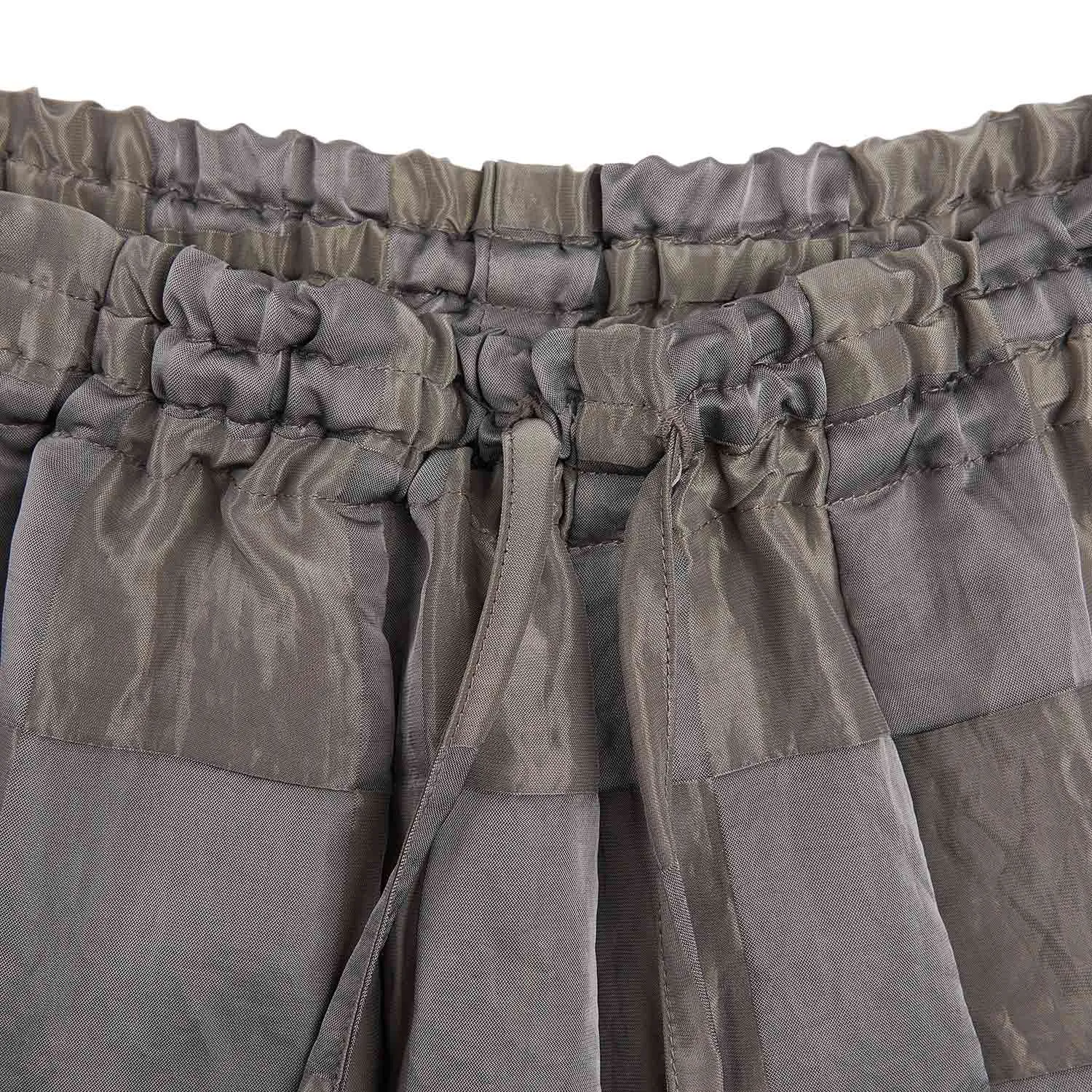 needles h.d.p. checker shorts (grey)