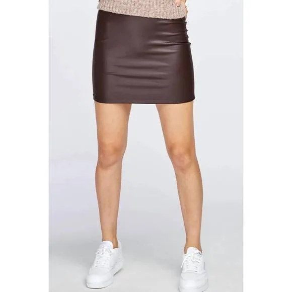 NEW GENTLE FAWN fei skirt in espresso