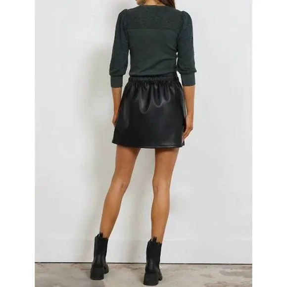 NEW LAMADE wonder short skirt in black
