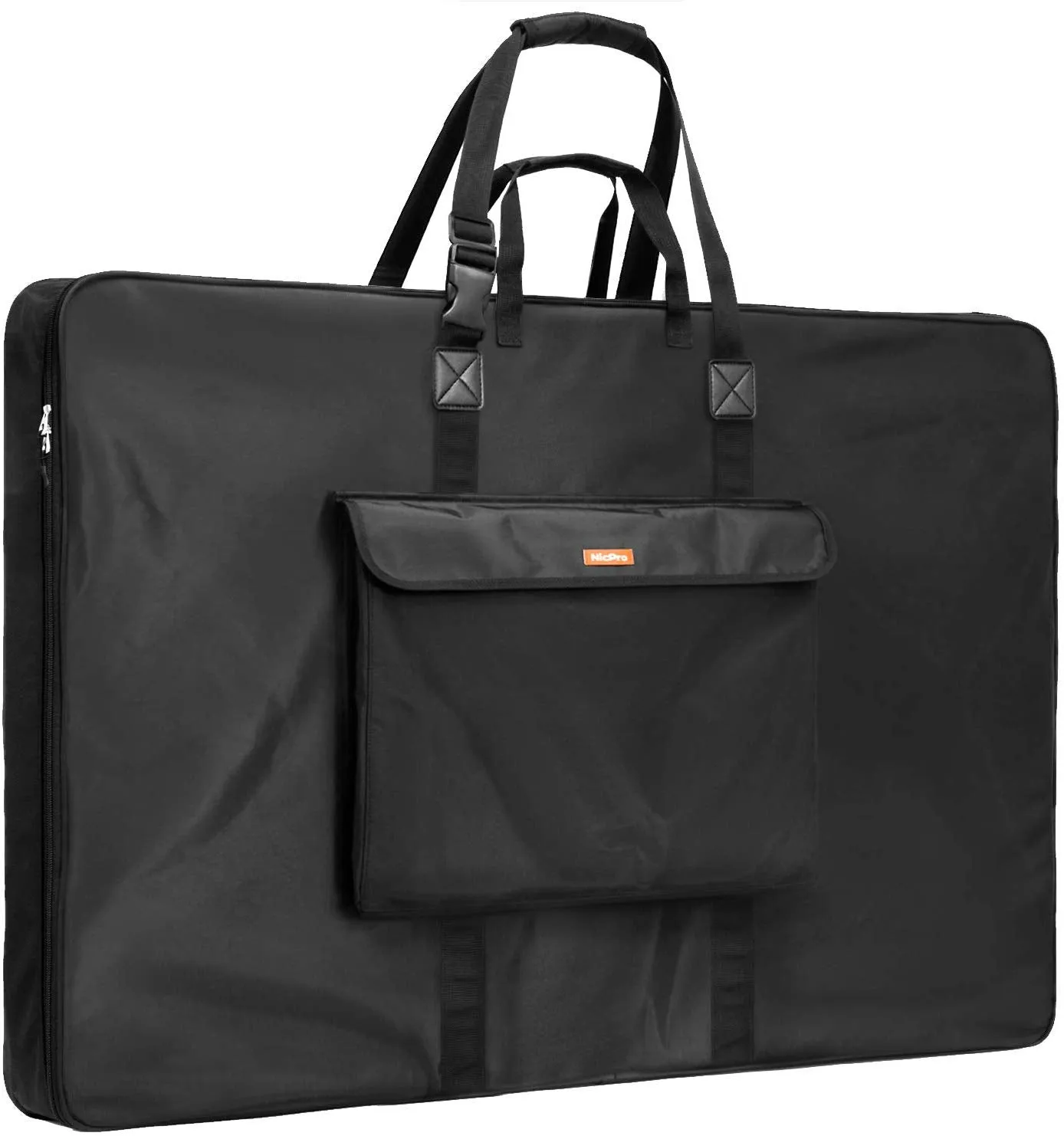 Nicpro Art Portfolio Bag 24 x 36 Inches Waterproof Artist Carrying Bag Soft Sided with Strap,Storage for Artwork Sketch Drawing Photography