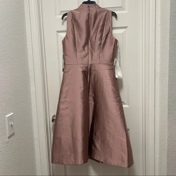NWT KAY UNGER LOLA TWILL COCKTAIL DRESS