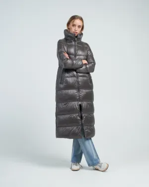 nylon ultralight maxi coat