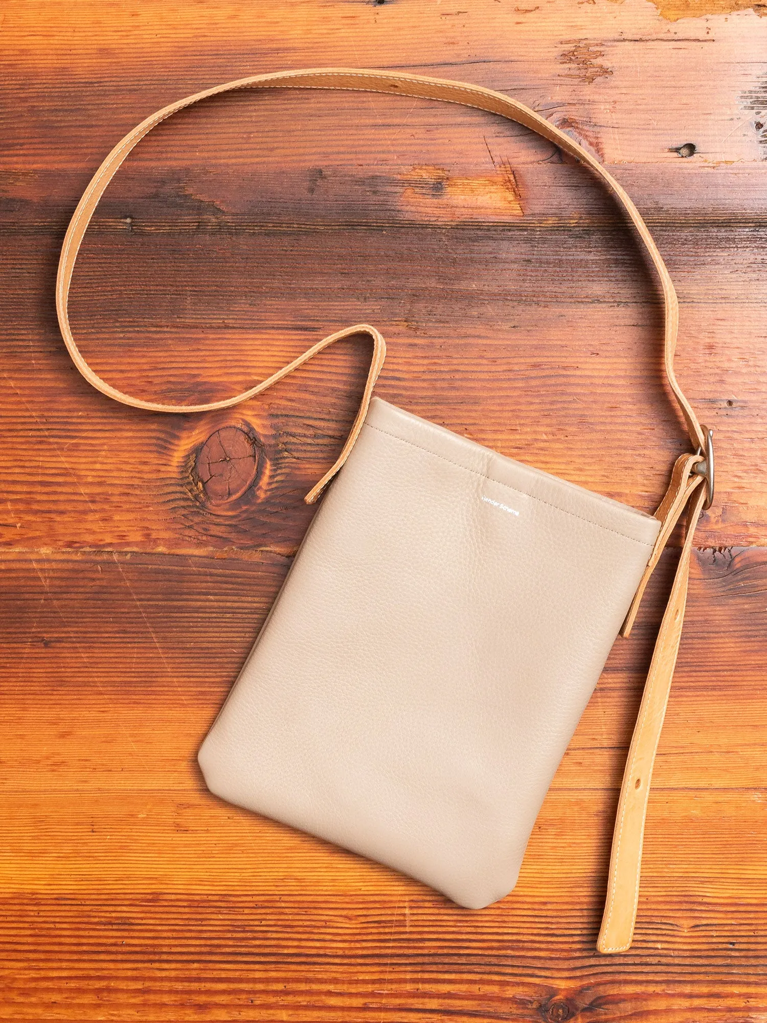 One Side Belt Bag Small in Beige