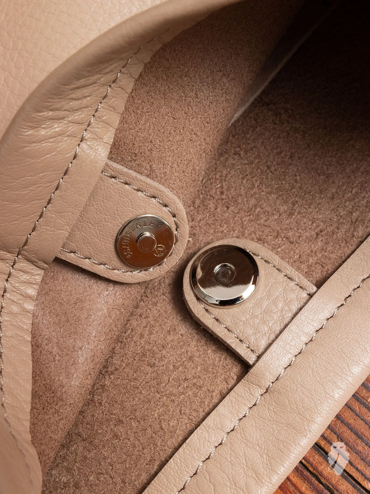 One Side Belt Bag Small in Beige