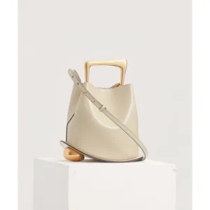 Ozzy Latte Leather Gold Limited Edition Handbag