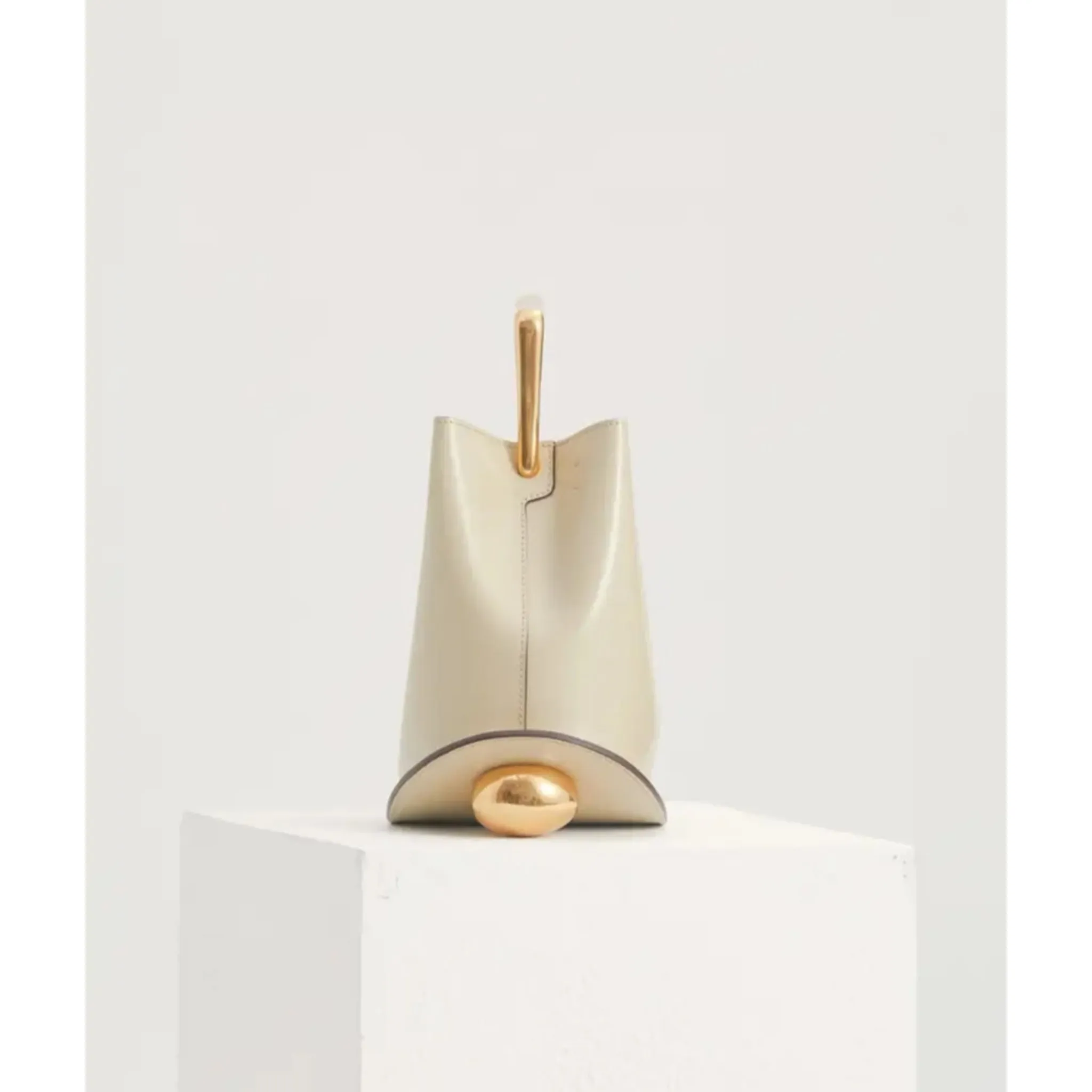 Ozzy Latte Leather Gold Limited Edition Handbag