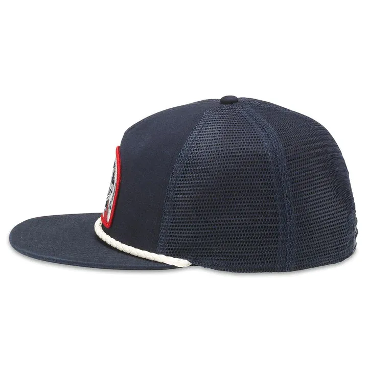 Pabst Blue Ribbon Navy Wyatt Cap