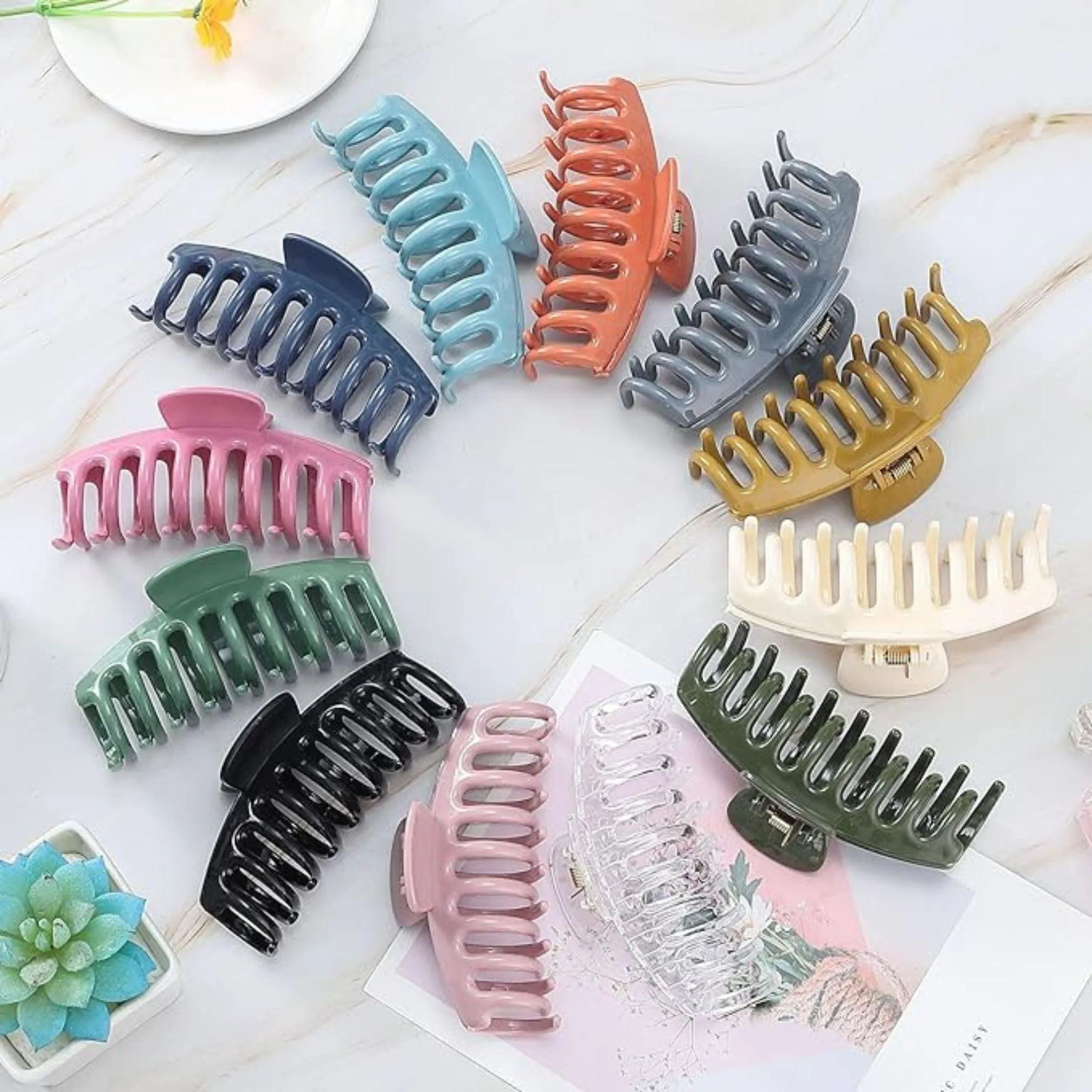 Pale Violet Red - Hair Claw Clip