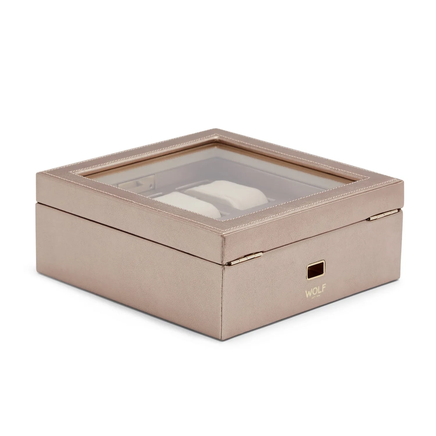 Palermo 6 PC Watch Box  Rose Gold